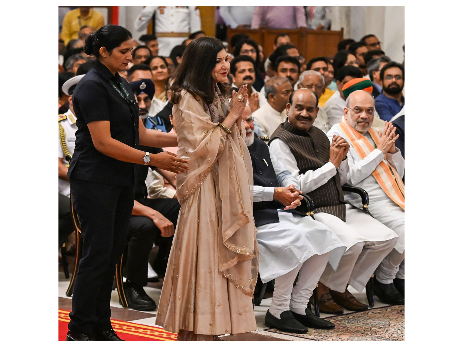 Singer Alka Yagnik at Padma Awards (File photo/ANI)