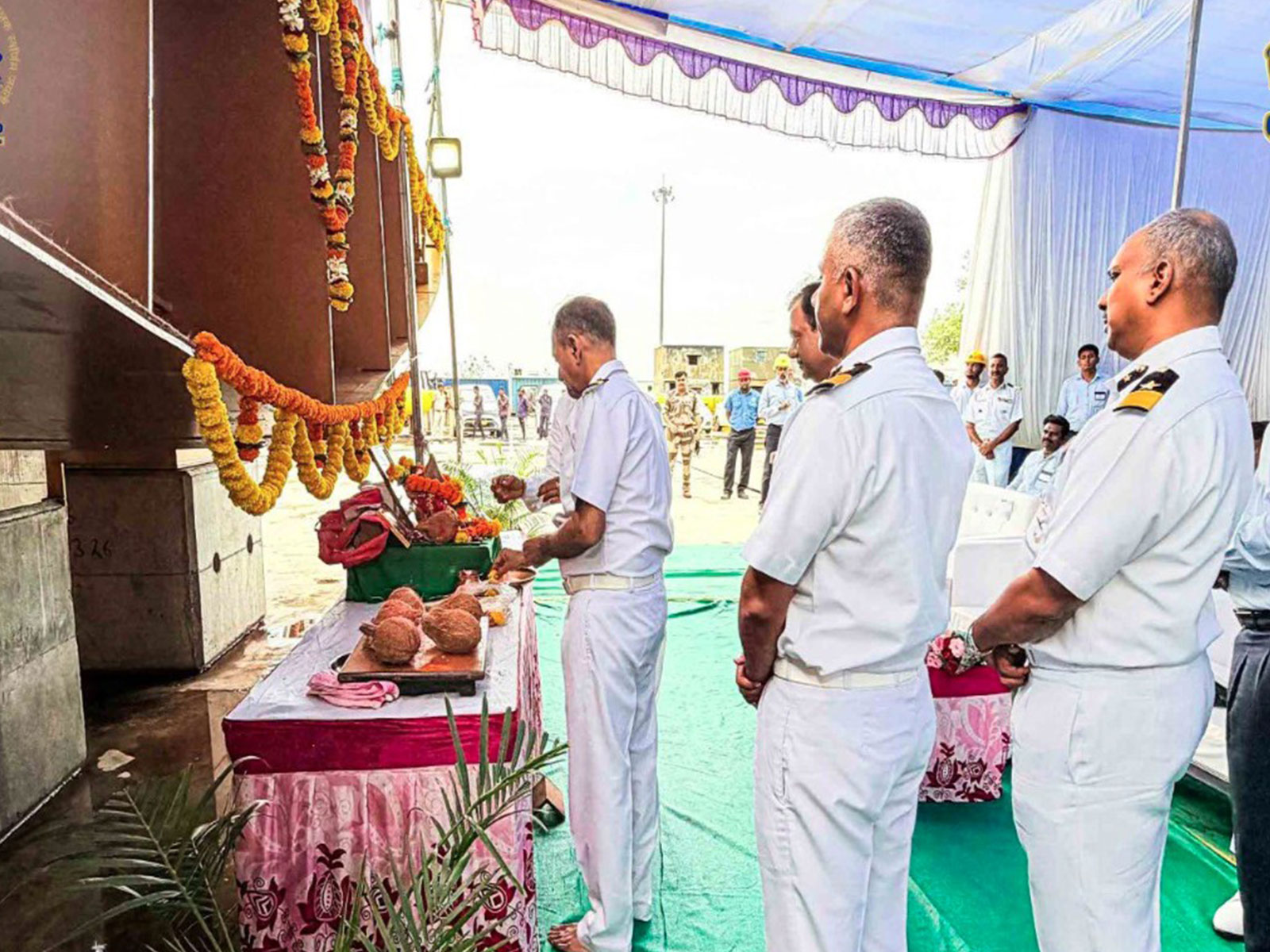 Keel-laying ceremony of the fourth (NGOPV), (Photo/PIB)