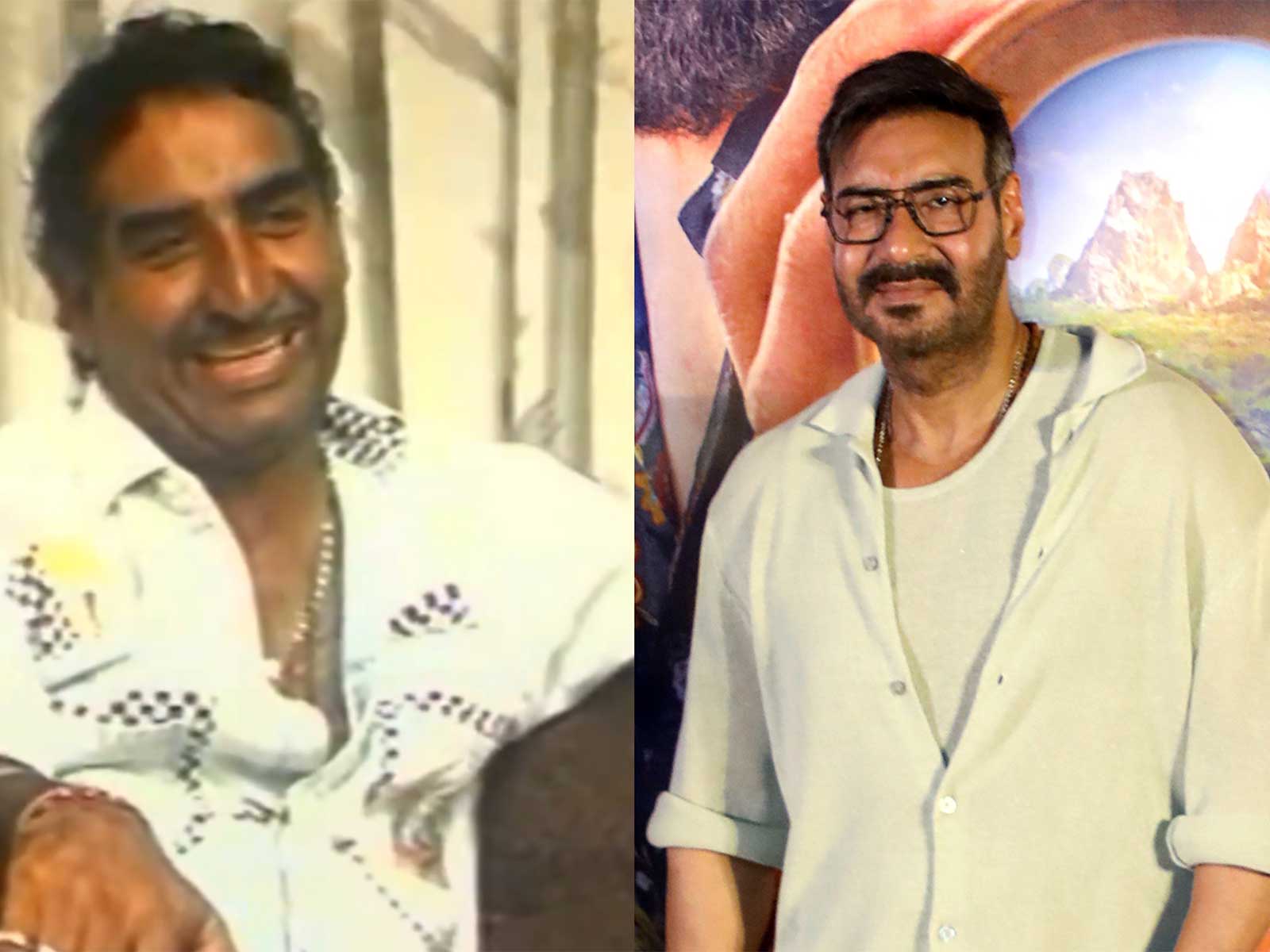 Ajay Devgn remembers late father Veeru Devgan (File photo/ANI/Instagram@ajaydevgn)