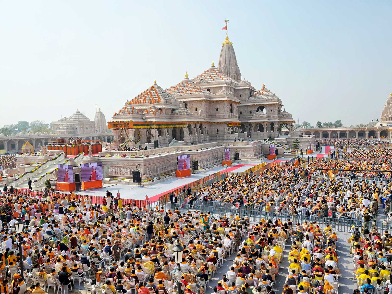 Shri Ram Janmabhoomi Mandir in Ayodhya (File photo/ANI)