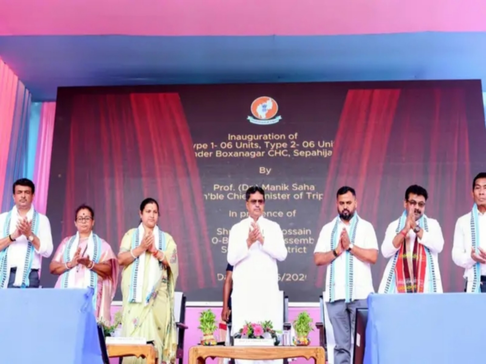 Manik Saha  inaugurates key health projects in Sepahijala District (Photo/TripuraCMO)