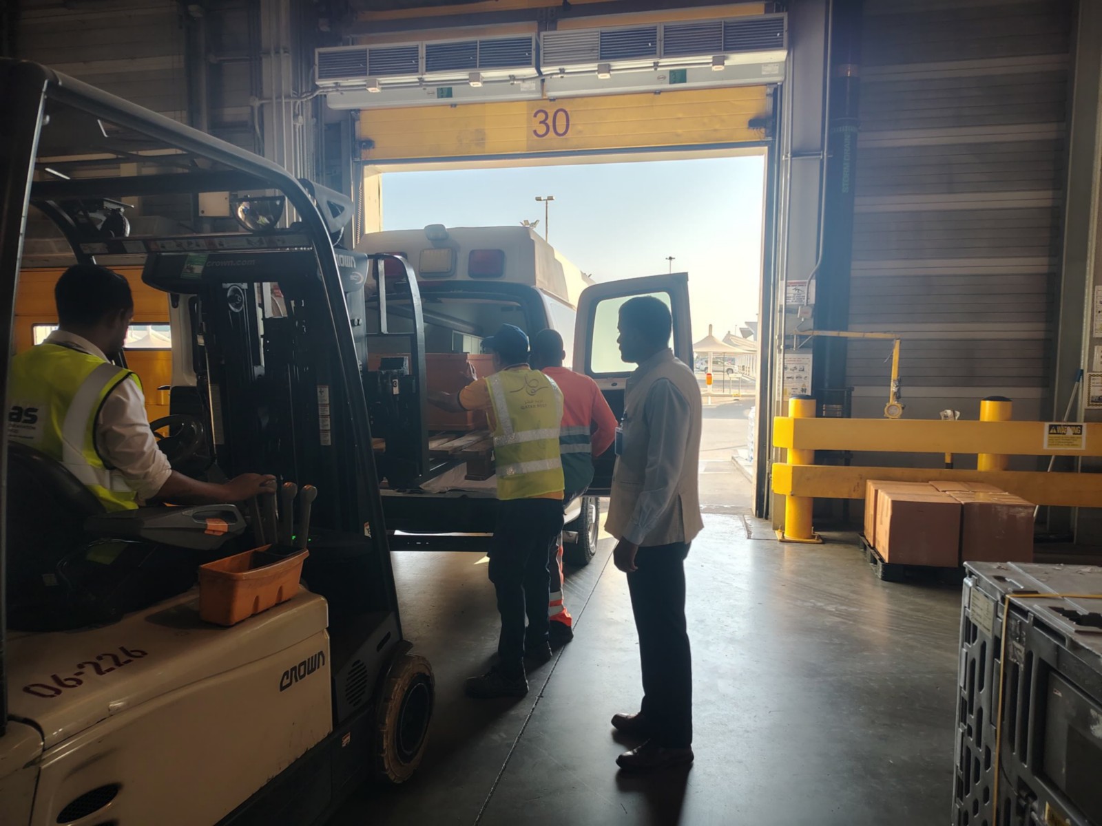 Mortal remains of 4 Indian nationals being repatriated (Photo: X@IndEmbDoha)