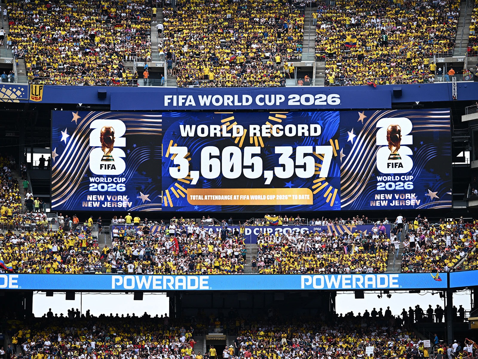 FIFA World Cup 2026 breaks all-time attendance records (Photo: Reuters)