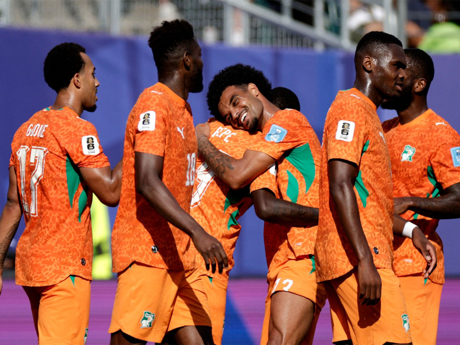 Ivory Coast players celebrating (Photo: Reuters)