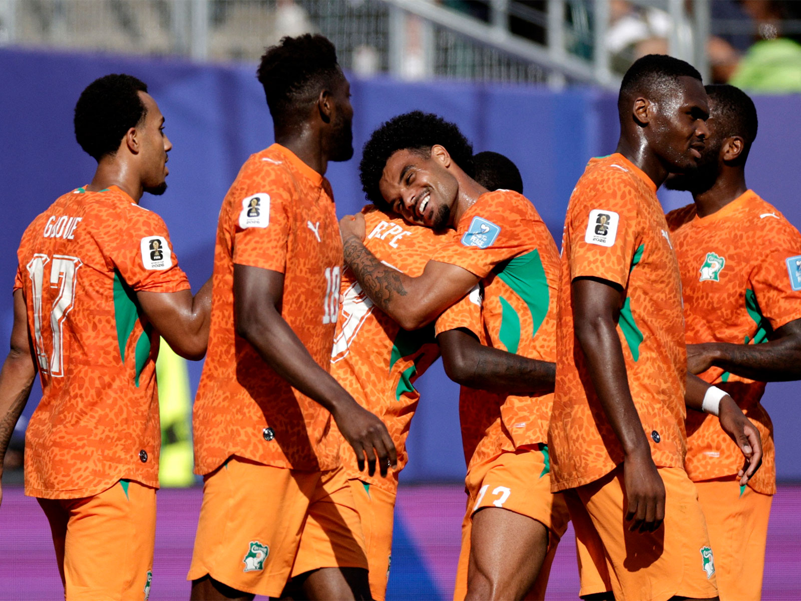 Ivory Coast players celebrating (Photo: Reuters)