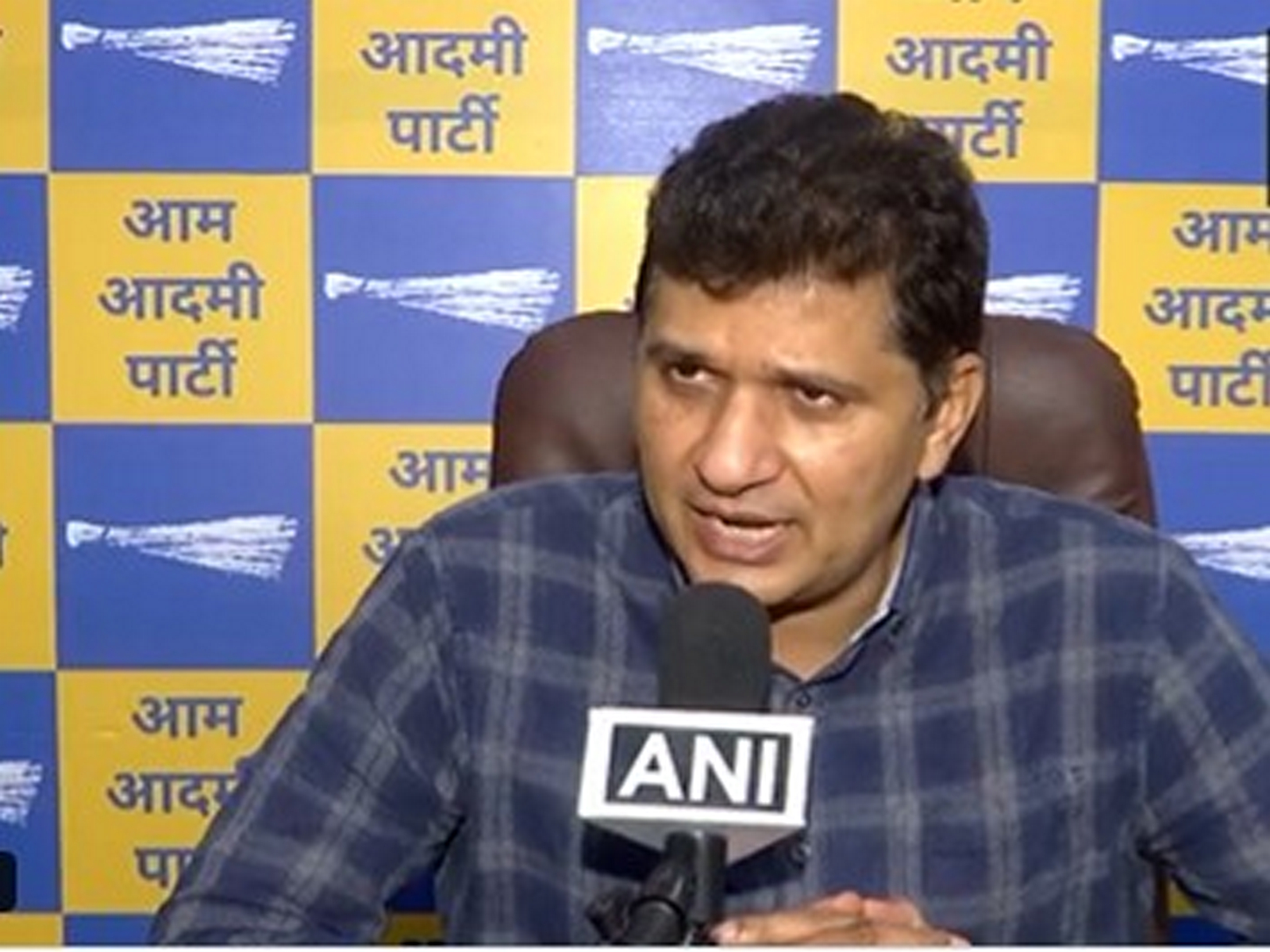 AAP Delhi President Saurabh Bhardwaj (File photo/ANI)