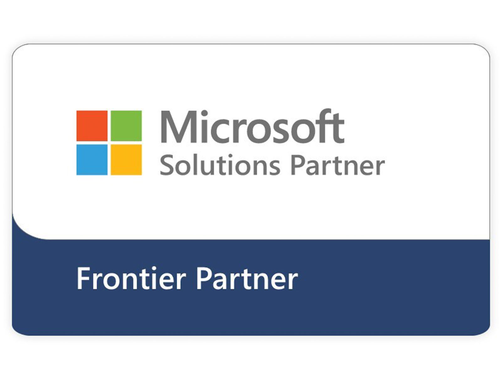 Microsoft Frontier Badge