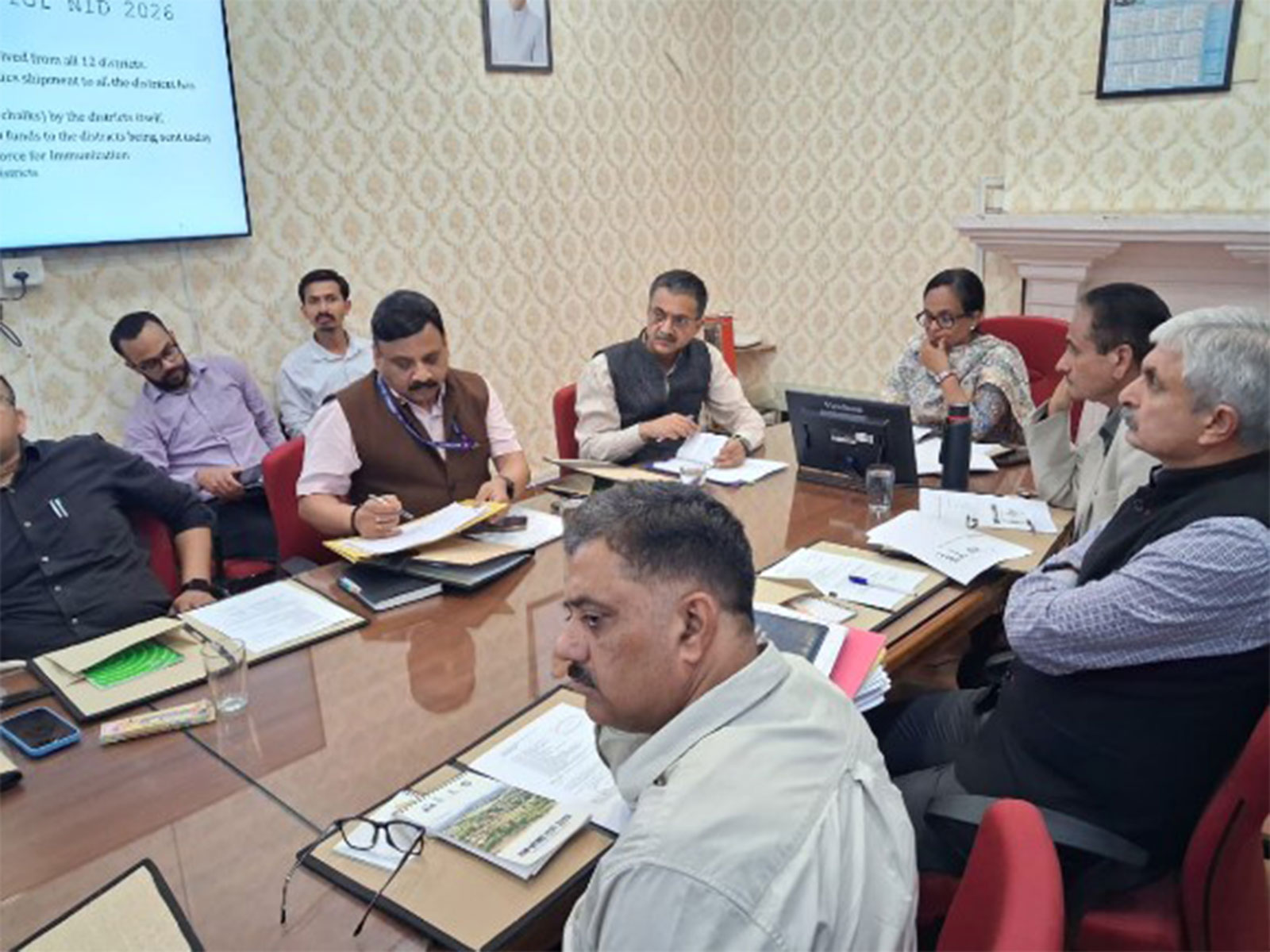 National Health Mission (NHM) meeting (Photo/ANI)