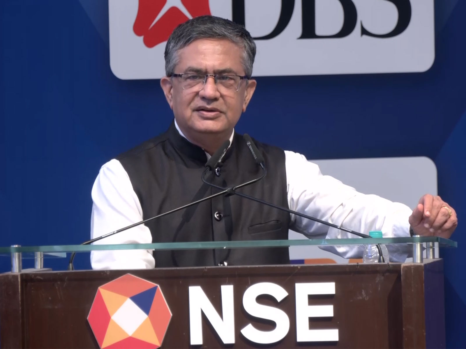 National Stock Exchange MD and CEO Ashish Kumar Chauhan (Photo/ANI)