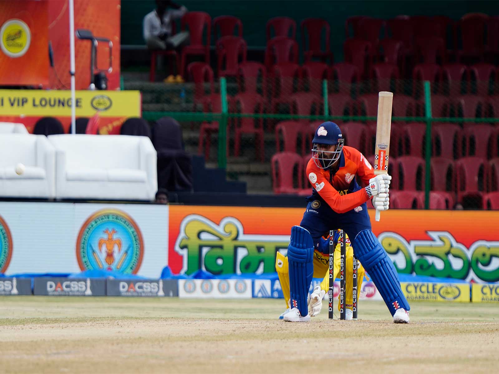 Coastal Kings Mangaluru's Shreyas Gopal in action during Maharaja Trophy KSCA T20 (Image: KSCA)