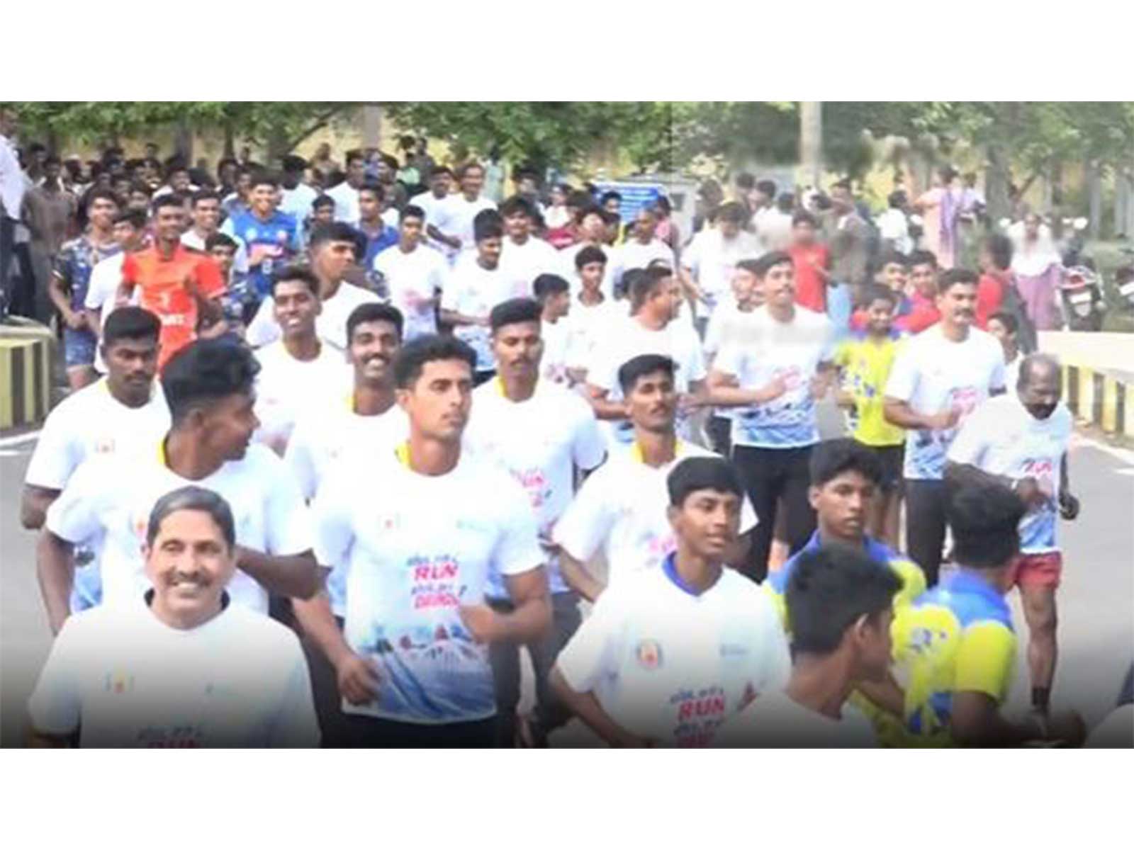 "Start Run - Stop Drugs" themed marathon (Photo/ANI)
