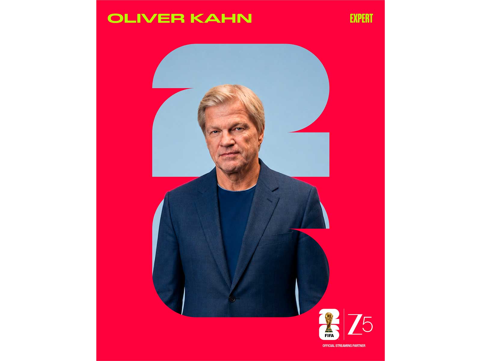 Oliver Kahn joined ZEE 5 as expert panel of FIFA World Cup 2026. (Photo: ZEE 5)