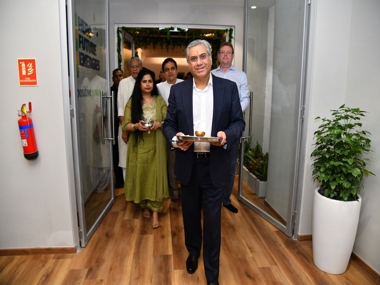 Rahul Munjal, Founder and Chairman, Hero Future Energies inaugurates new HQ