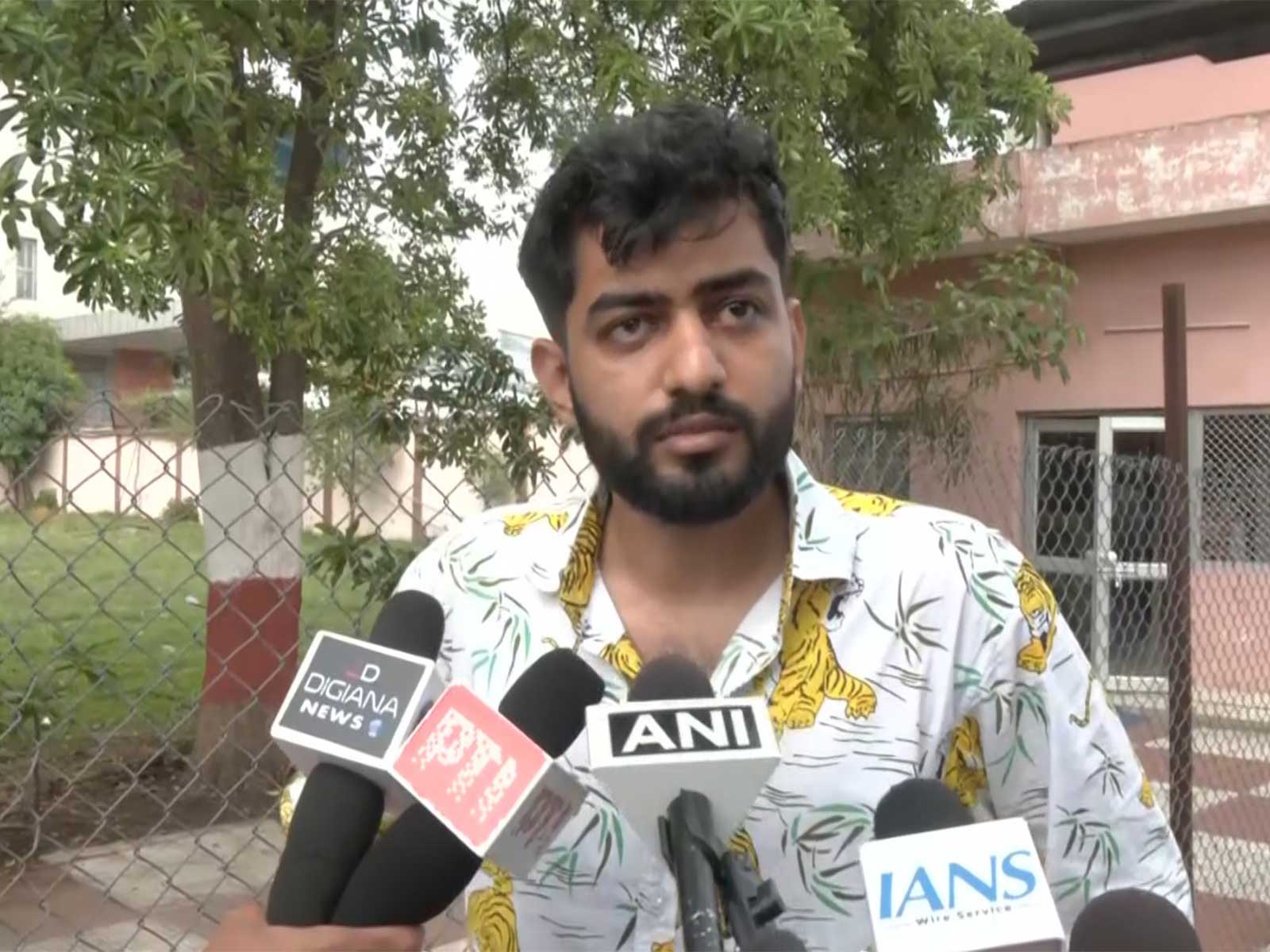 Yash Jhala, Brother of injured woman (Photo/ANI)