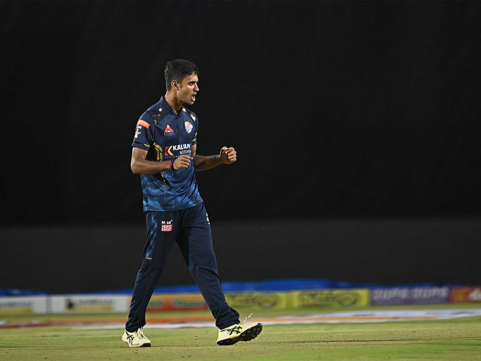 Kalyani Bengaluru Blasters' Shubhang Hegde (Image: KSCA)
