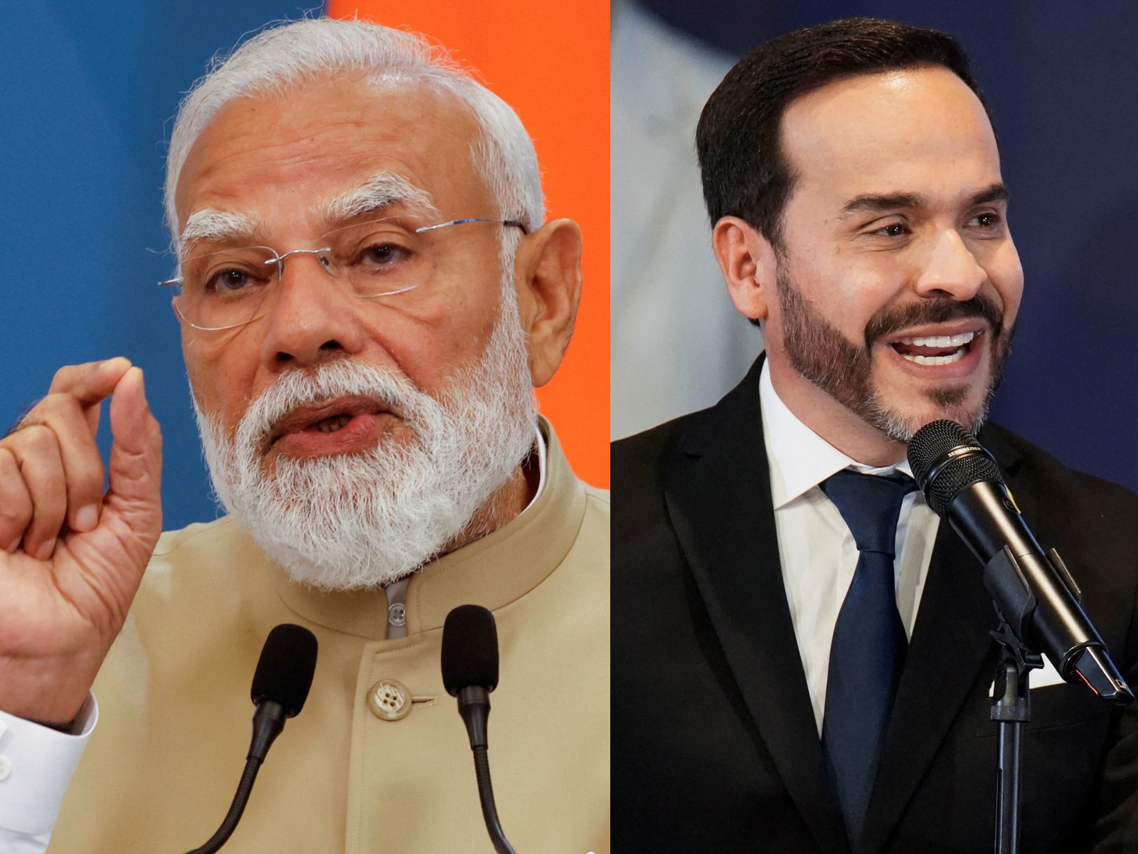 Prime Minister Narendra Modi and President-Elect of Colombia Abelardo de la Espriella (Photo/Reuters)