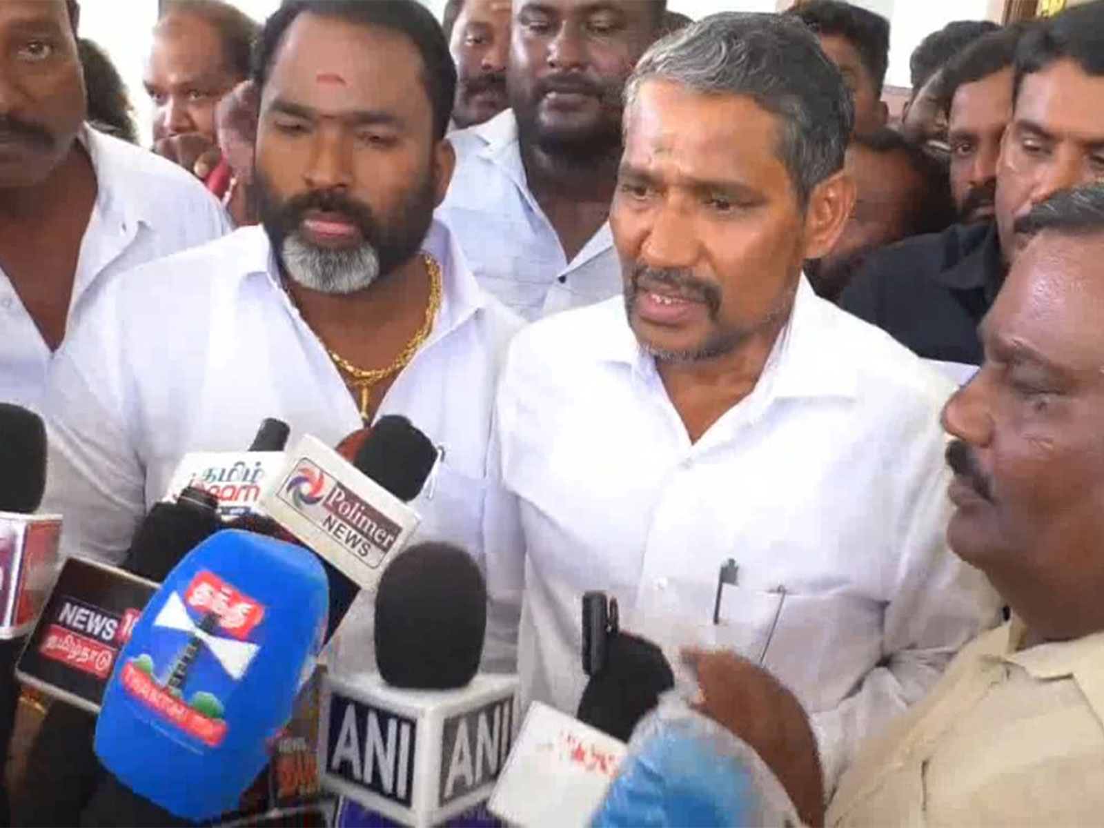 VCK MLA Vanni Arasu (Photo/ANI)