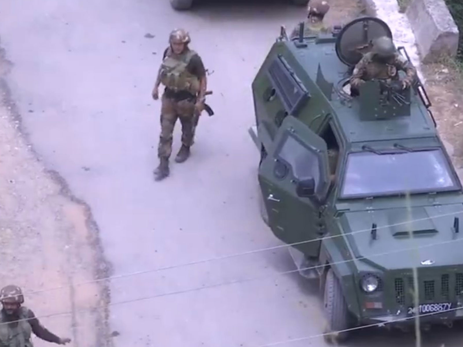 Security forces intensify search operations in the Dorimal forests of Gambir Mughlan area (Photo/ANI)