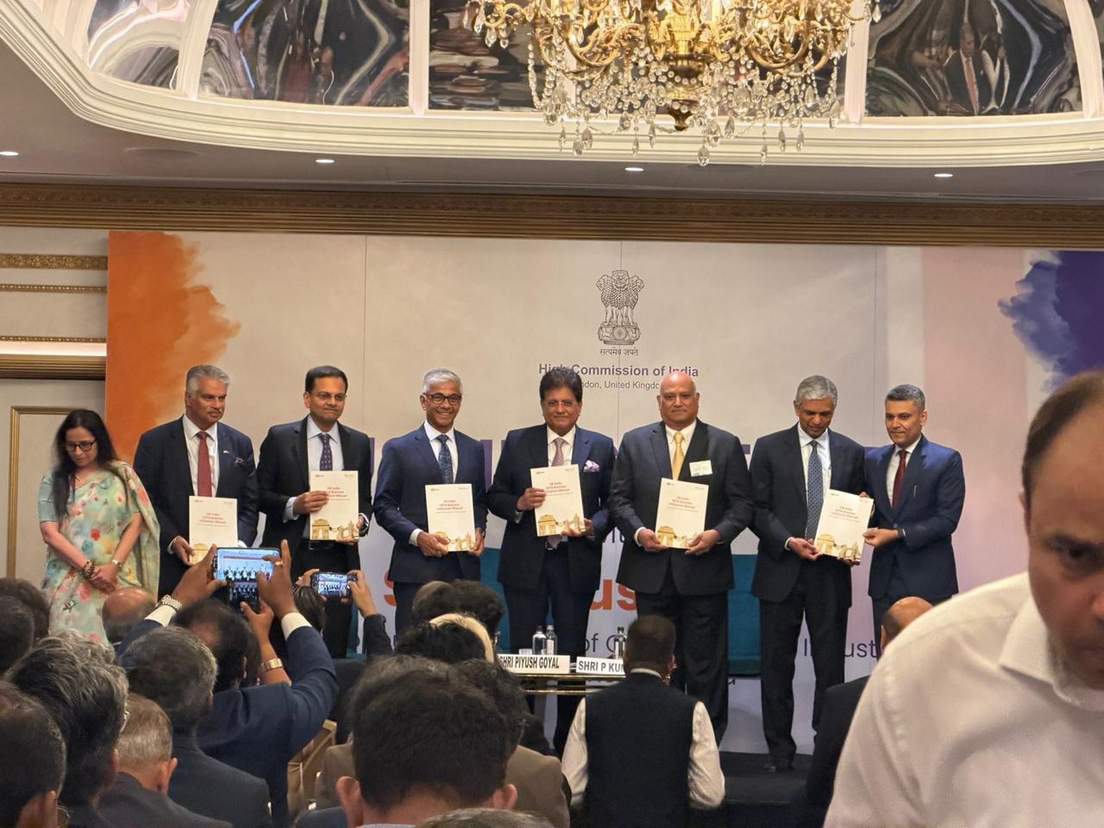 Piyush Goyal at CETA launch (Photo/@ANI)