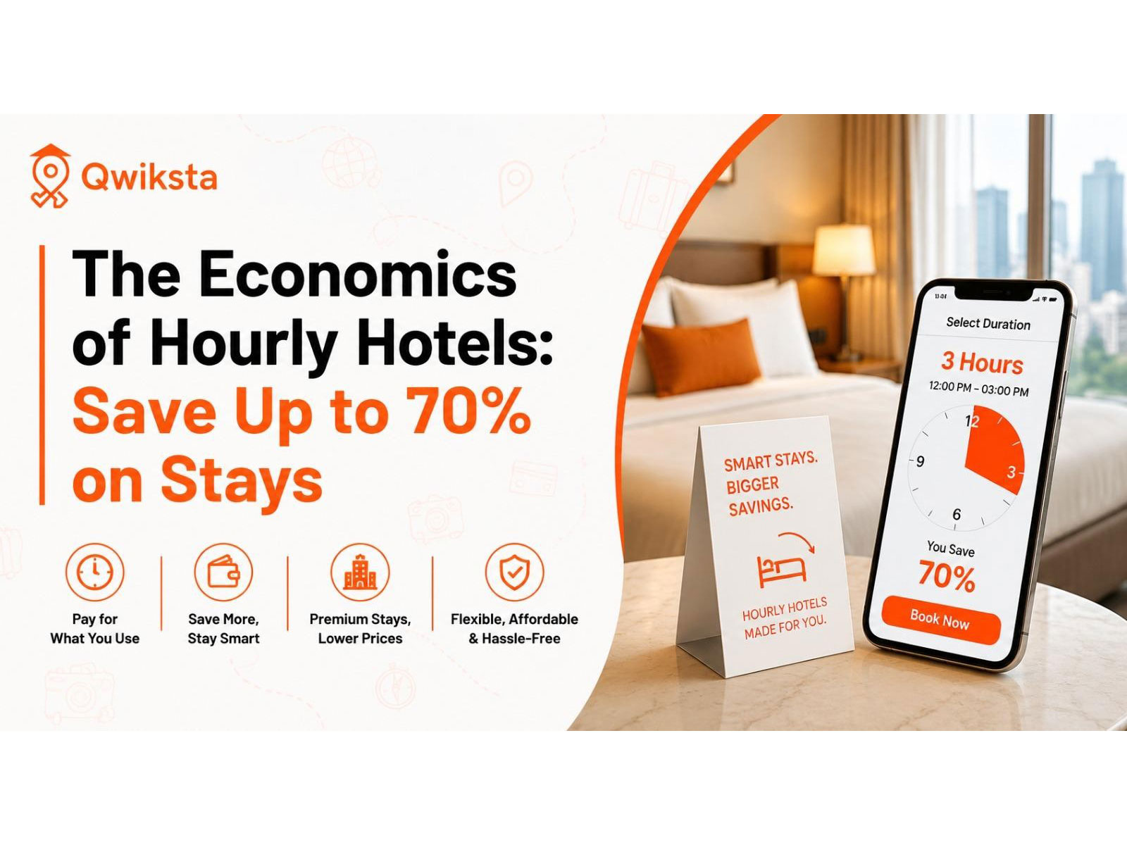 The Economics of Hourly Hotels: Save Up to 70% on Stays