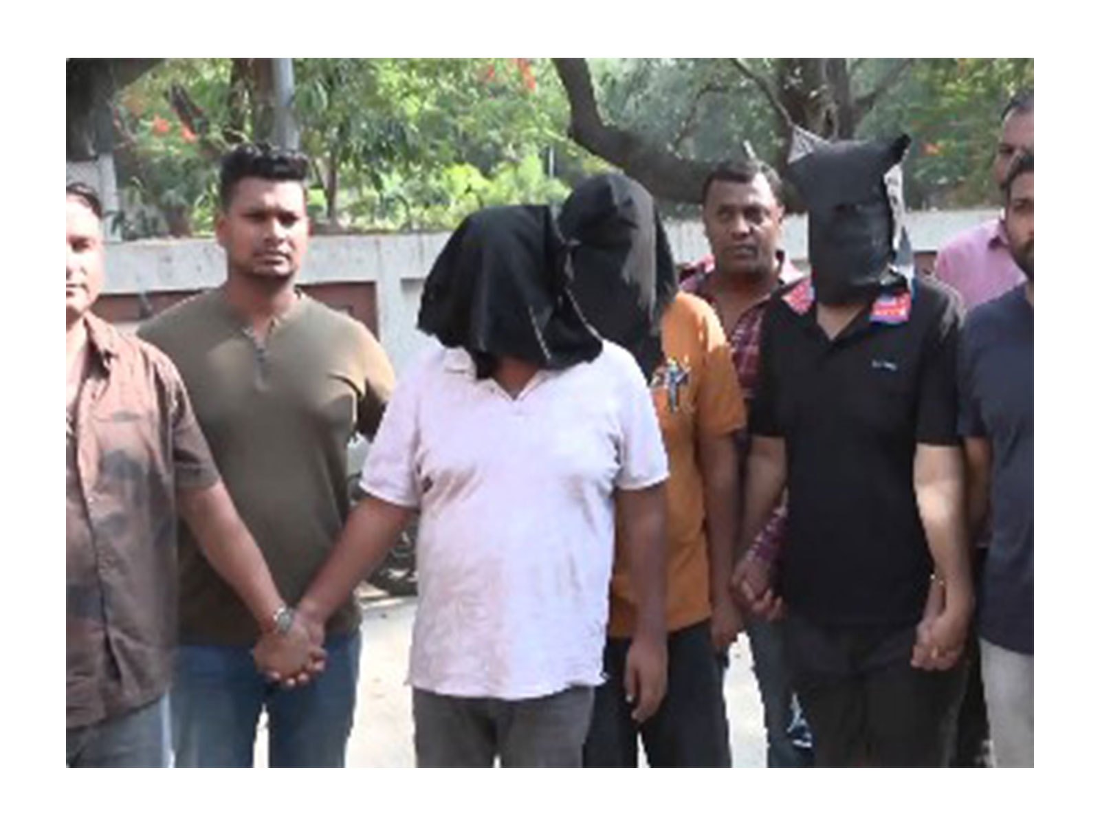 Meanwhile, three people were brought to the Kongaon police station for further investigation.(Photo/ANI)