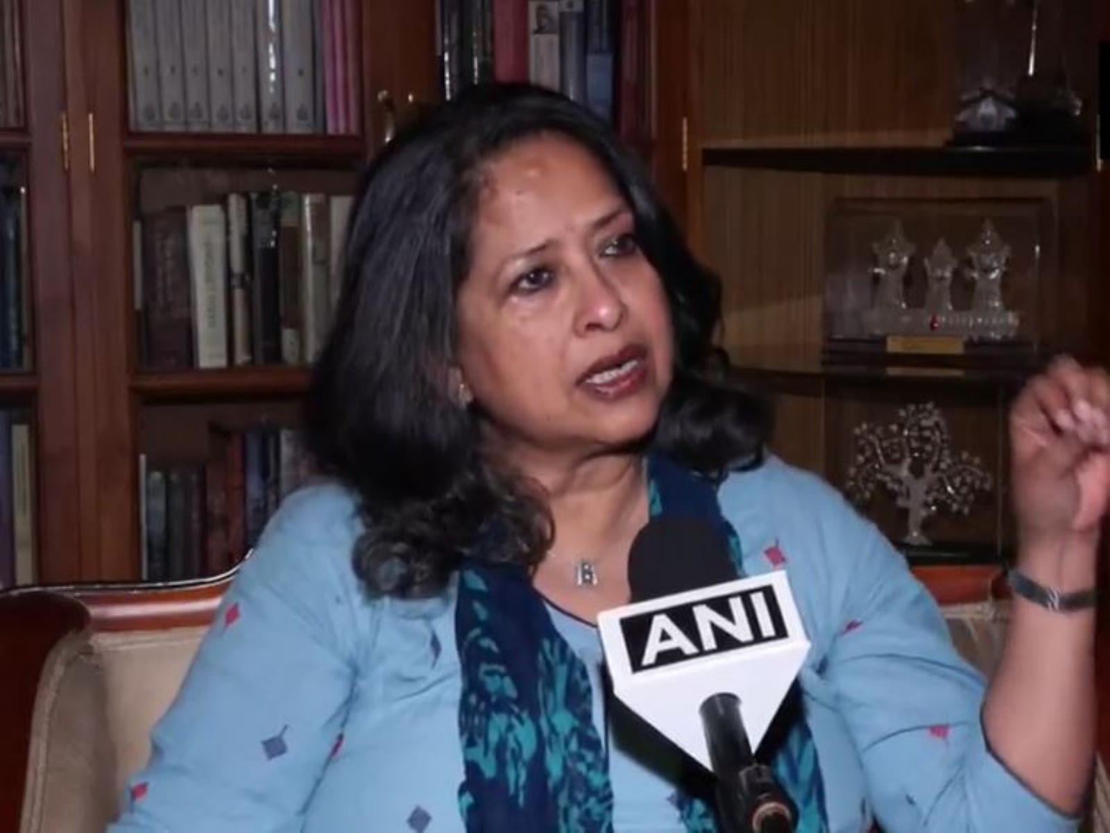 Daughter of former President Pranab Mukherjee, Sharmistha Mukherjee (Photo/ANI)