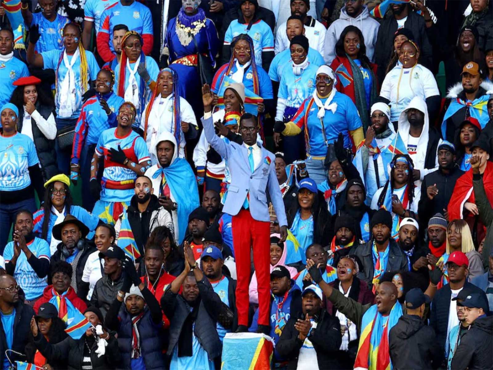 Democratic Republic of Congo fan Michel Nkuka Mboladinga. (Photo/Reuters)