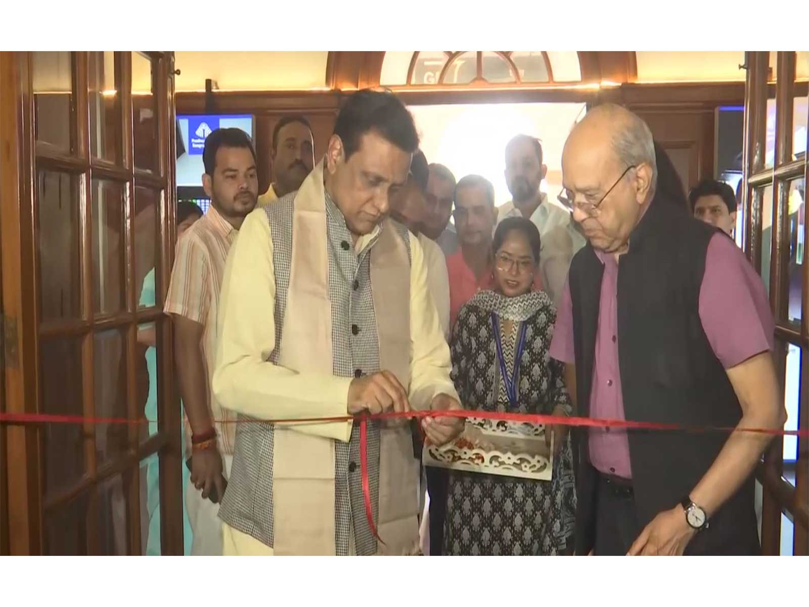 PV Narasimha Rao's grandson NV Subhash inaugurates exhibition in Delhi (Photo/ANI) 