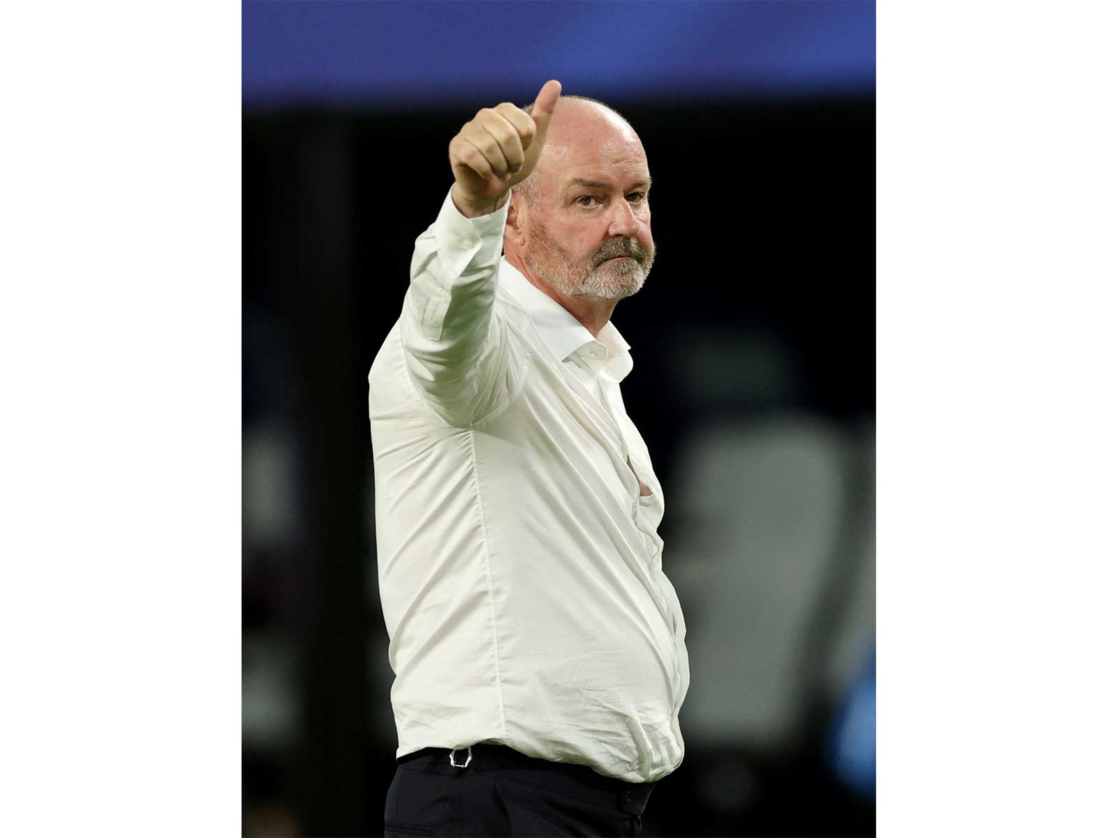 Scotland manager Steve Clarke. (Photo/Reuters)