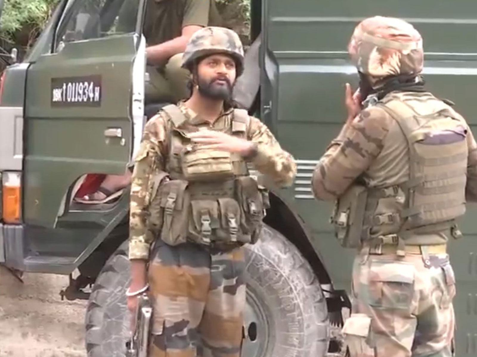 Security personnel present at spot (Photo/ANI) 