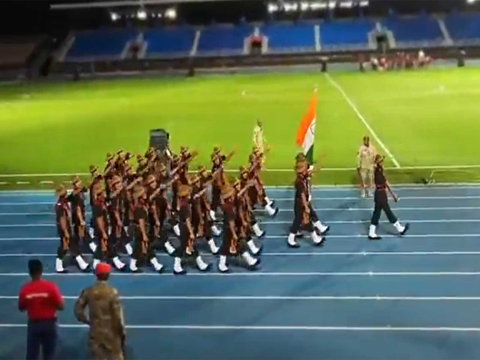 Indian Army marching contingent Prepares for the 50th National Day celebrations of Seychelles (Photo/Indian Army)