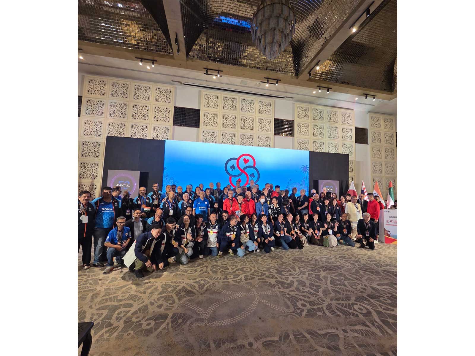 Medal winners of Asia Cup Bridge Championships (Image: BFI media)