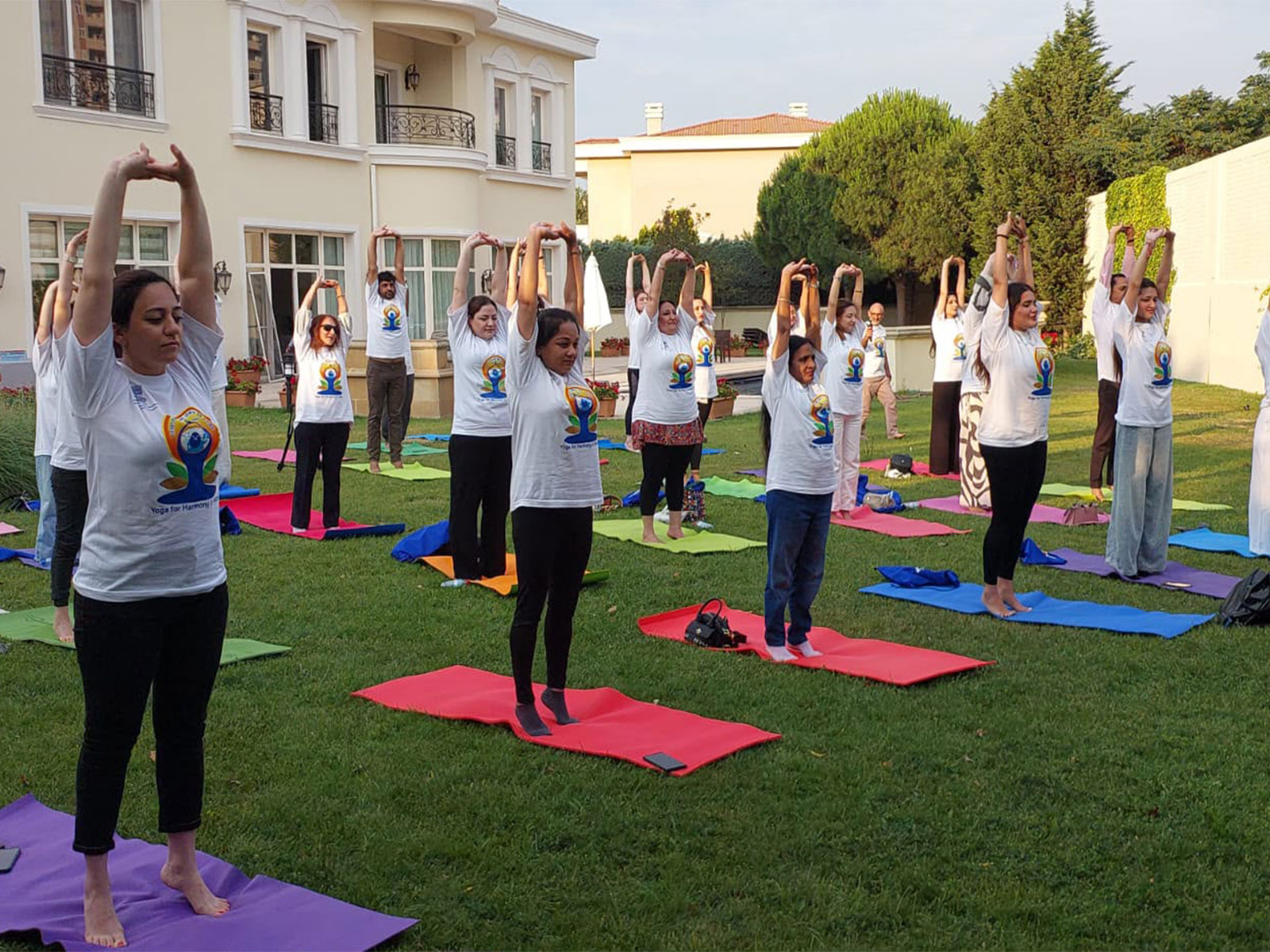 Embassy of India in Azerbaijan conducts special power yoga session (Photo/Embassy of India in Azerbaijan)