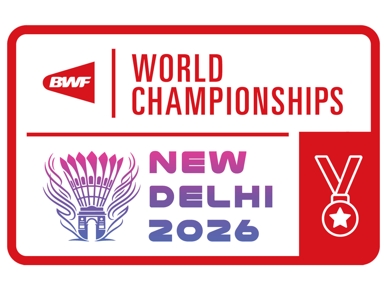 BWF World Championships New Delhi 2026 logo (Image: BWF)
