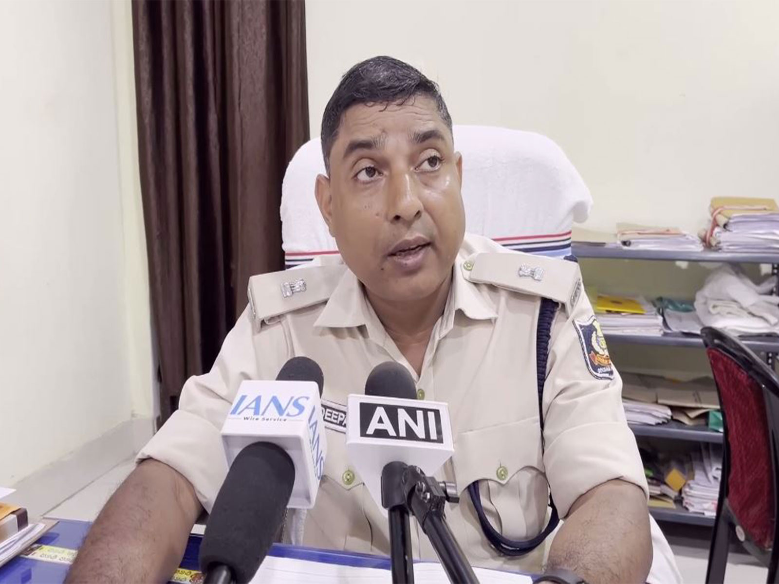 Mayurbhanj Additional Superintendent of Police, Deepak Kumar Gochhayat (Photo/ANI)
