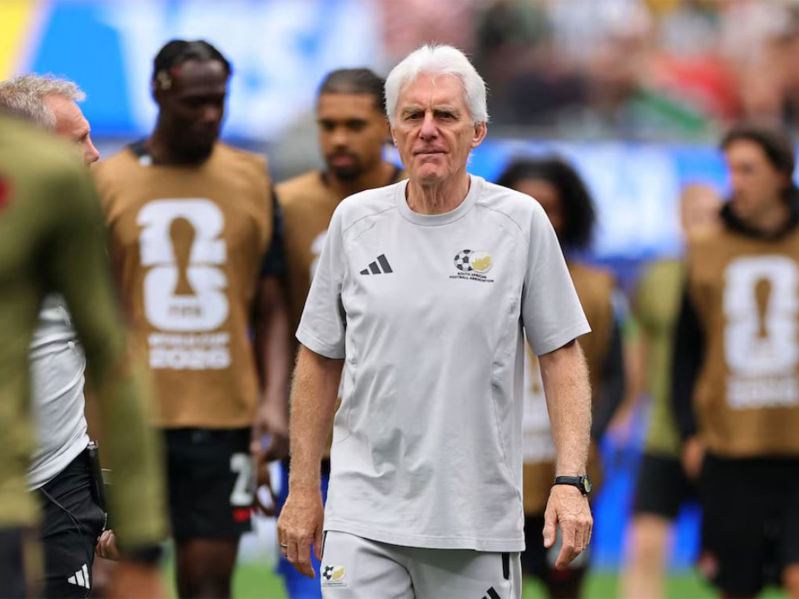 South Africa coach Hugo Broos. (Photo/Reuters) 