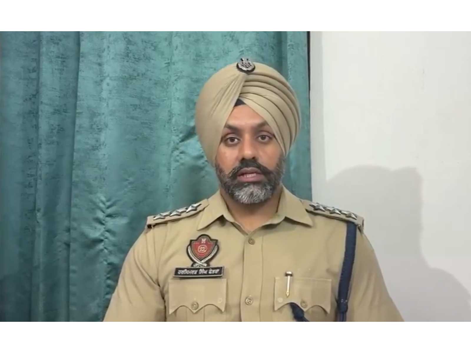 Harsimrat Singh Chehtra, DSP Mohali (Photo/ANI)