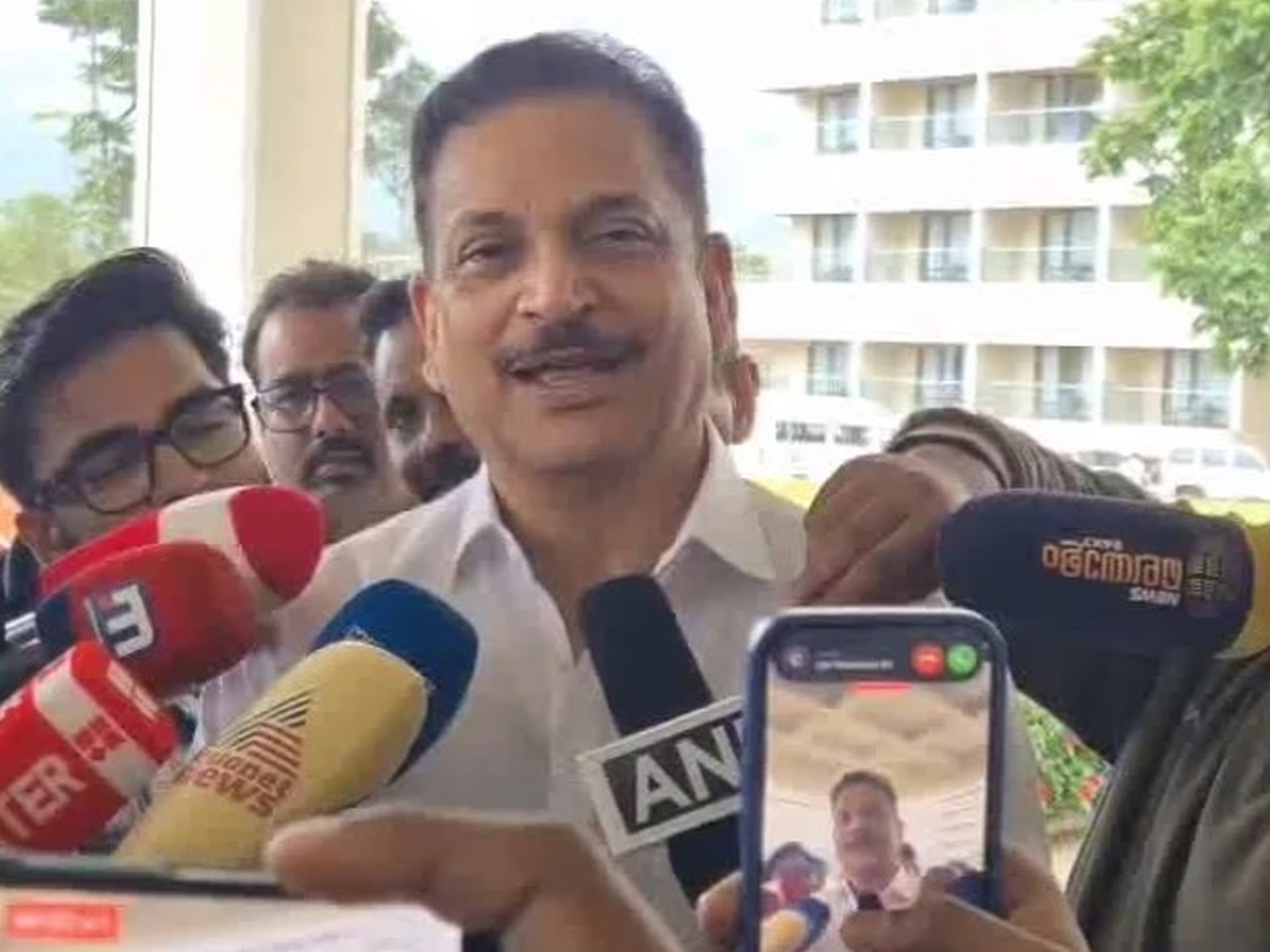 Parliamentary Committee on Water Resources chief Rajiv Pratap Rudy (Photo/ANI)