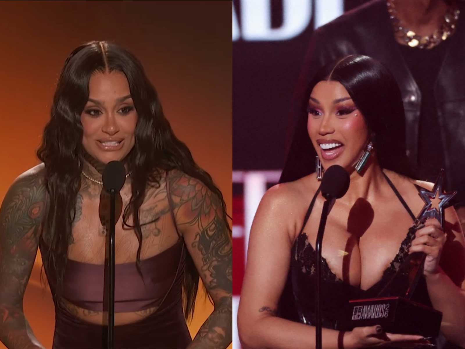 Kehlani, Cardi B (Photo/Reuters)