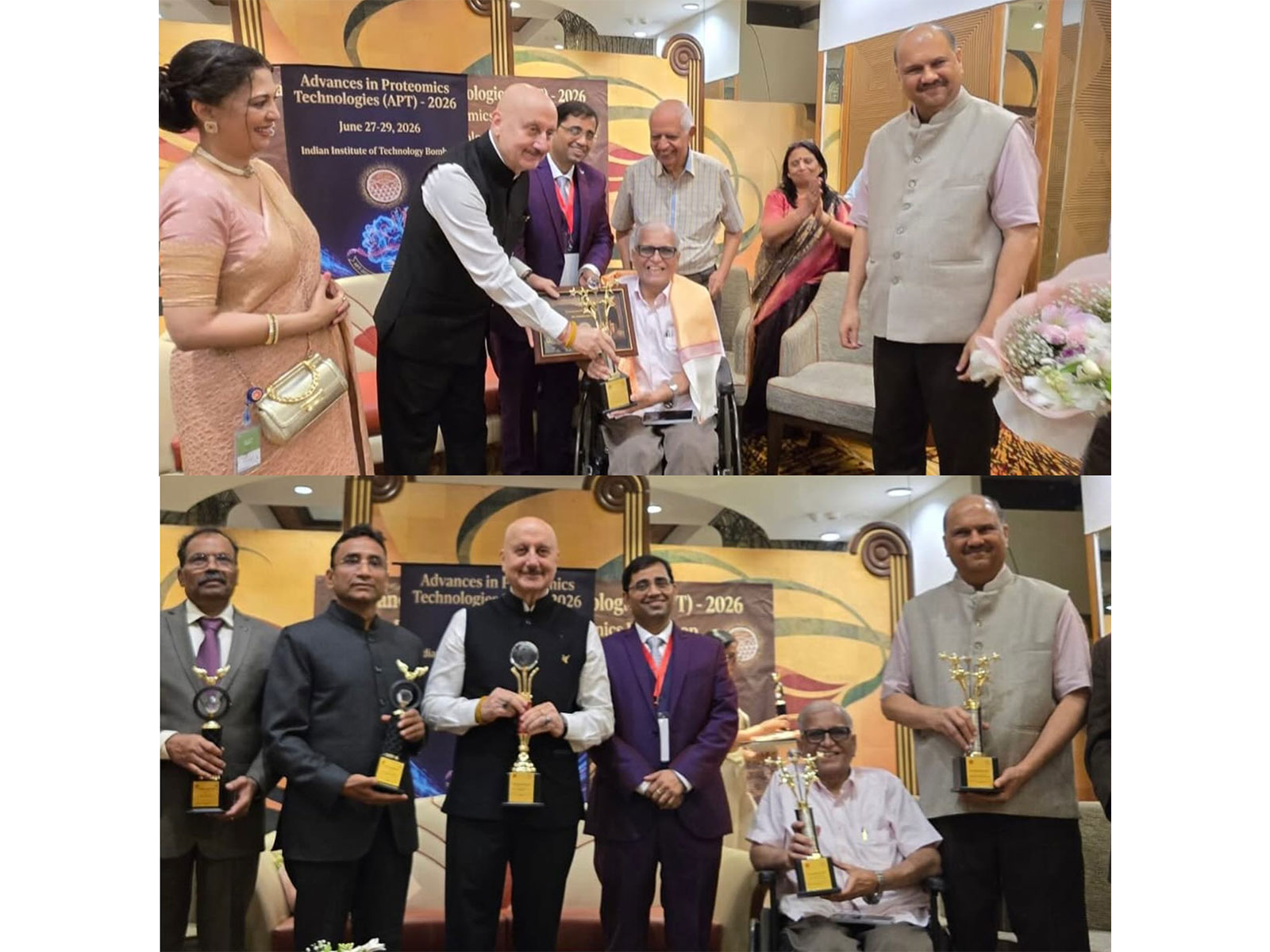 Anupam Kher receives honour (Photo/Instagram@anupampkher)