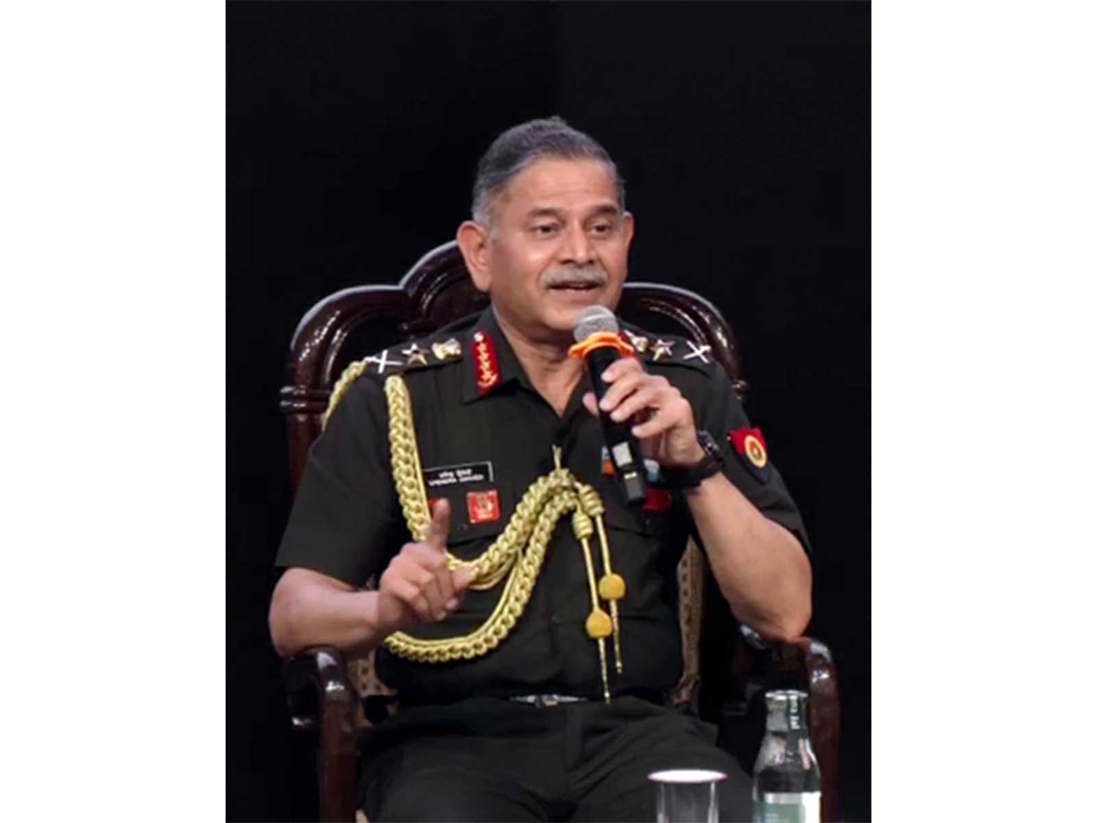 Outgoing Indian Army chief General Upendra Dwivedi (File Photo/ANI)