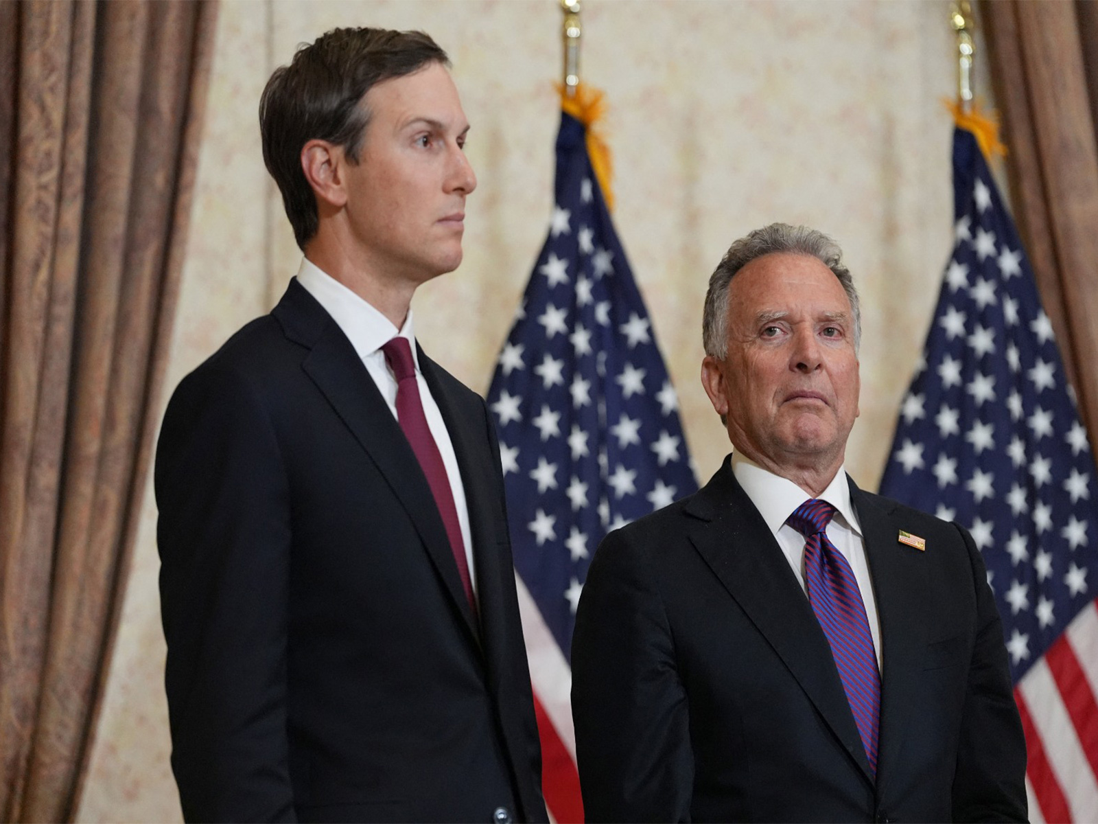US Special Envoy Steve Witkoff and Senior Adviser to US President Donald Trump, Jared Kushner (File Photo/Reuters)