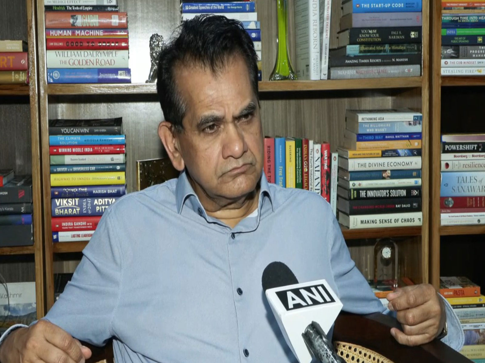 Former CEO, NITI Aayog & India's former G20 SherpaAmitabh Kant (Photo/ANI)