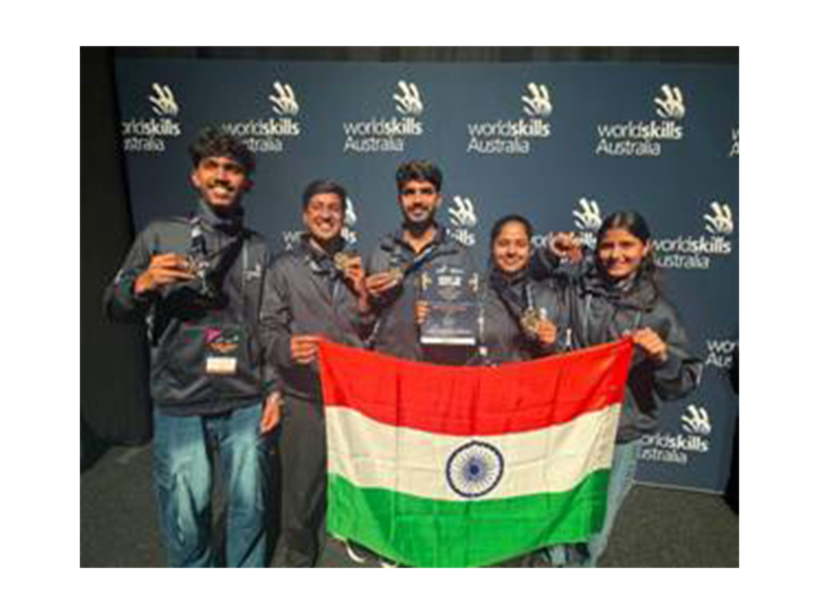 Team India bagged five medals at Global Skills Challenge (GSC) Australia 2026 (Photo: PIB)