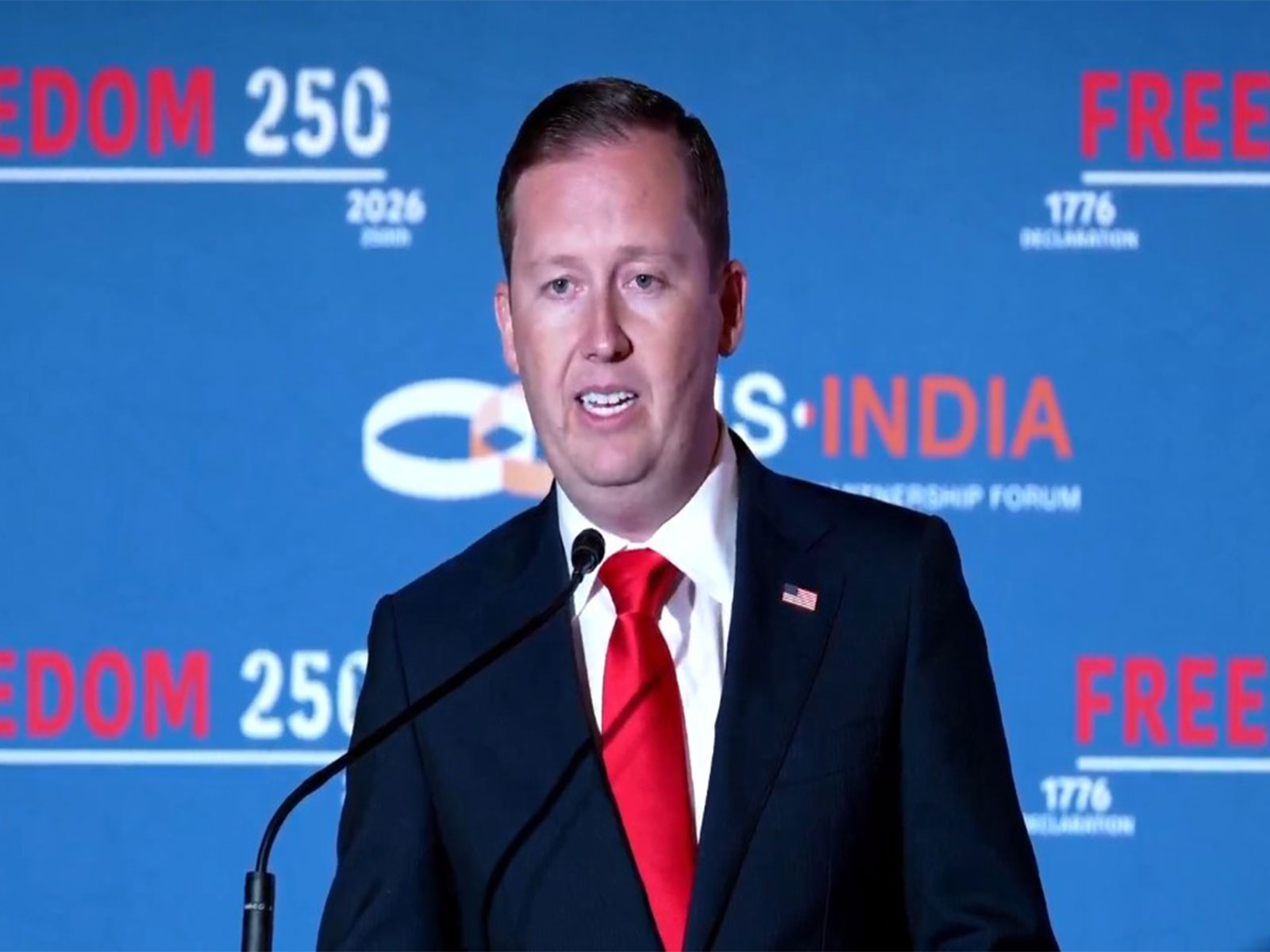 US Ambassador to India Sergio Gor (Photo/YouTube/USISPF)