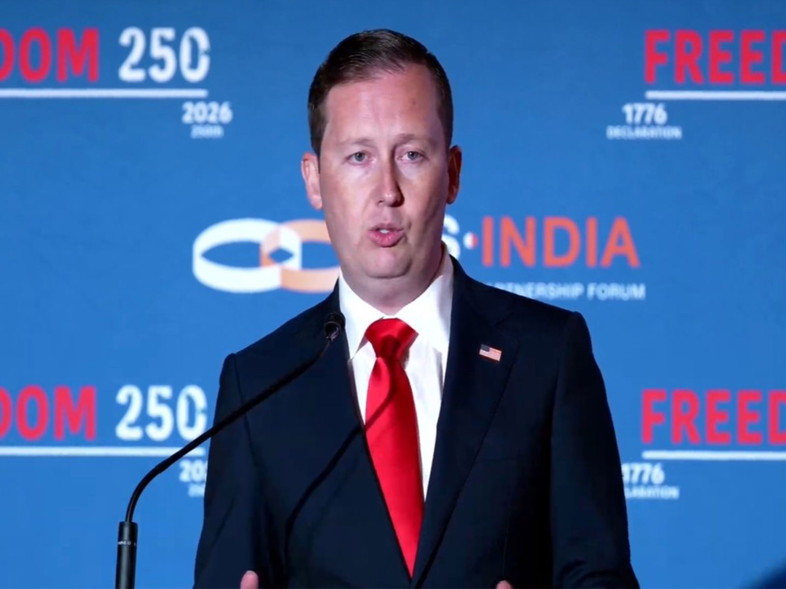  US Ambassador to India Sergio Gor (Photo/YouTube/USISPF)