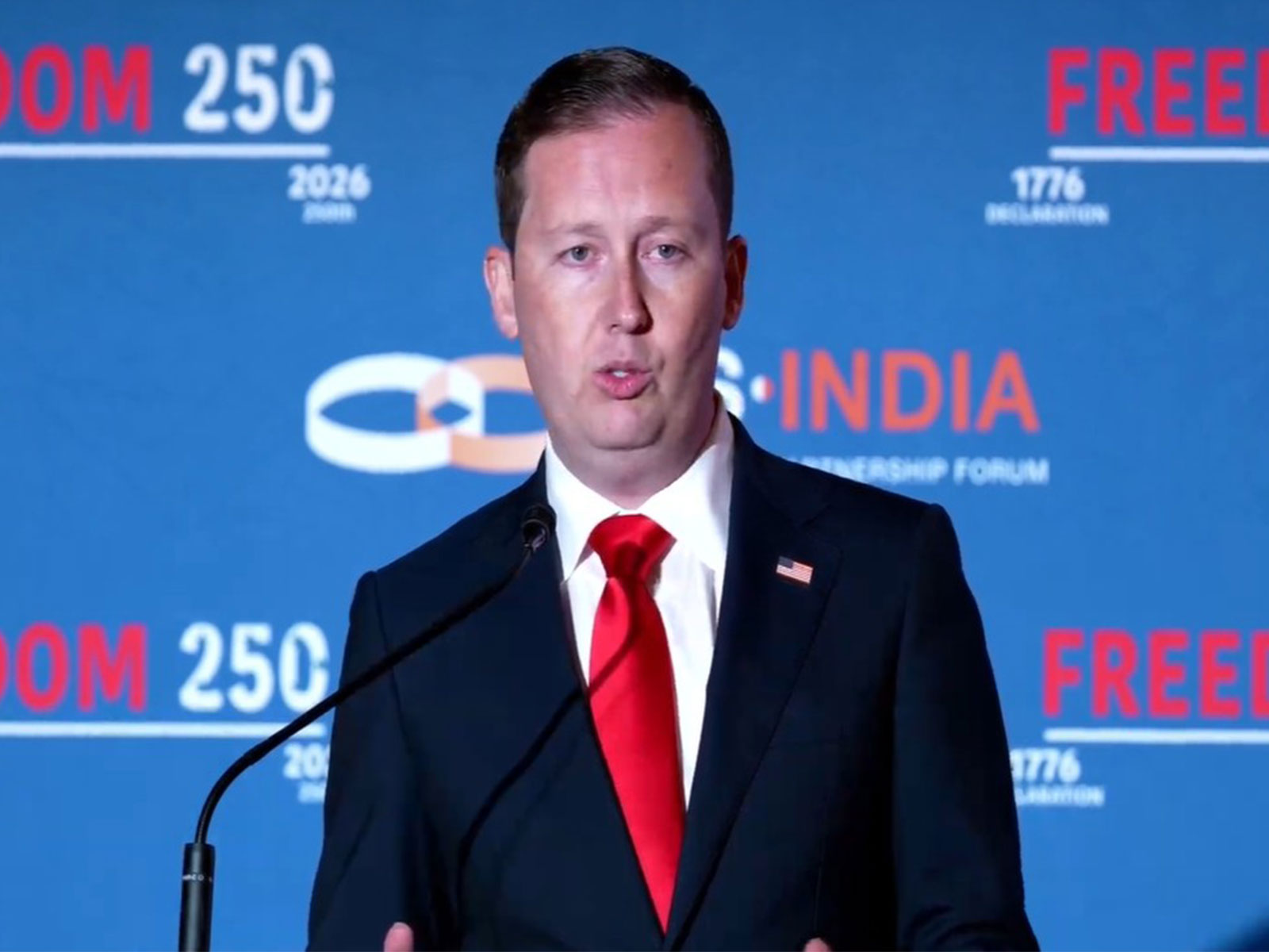 US Ambassador to India Sergio Gor (Photo/YouTube/USISPF)