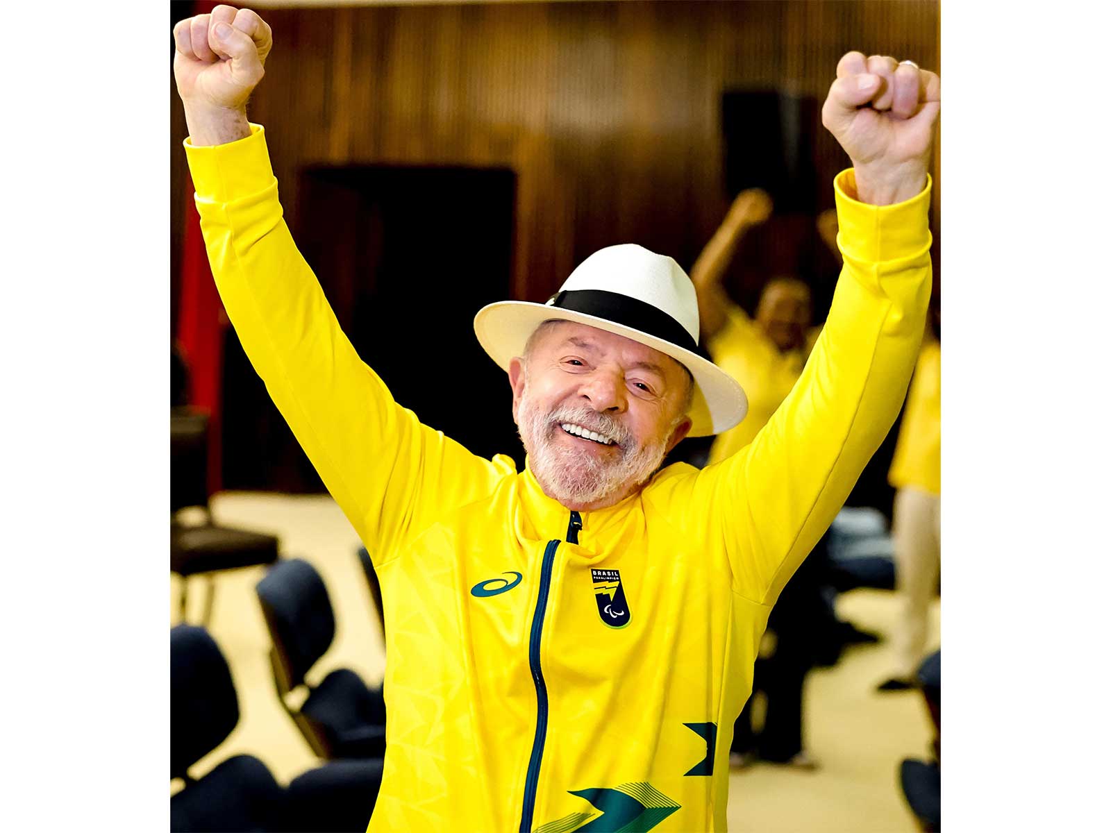 Brazilian President Luiz Inacio Lula da Silva celebrating after his country reached Round of 16 in FIFA World Cup 2026. (Photo: X/@LulaOficial)