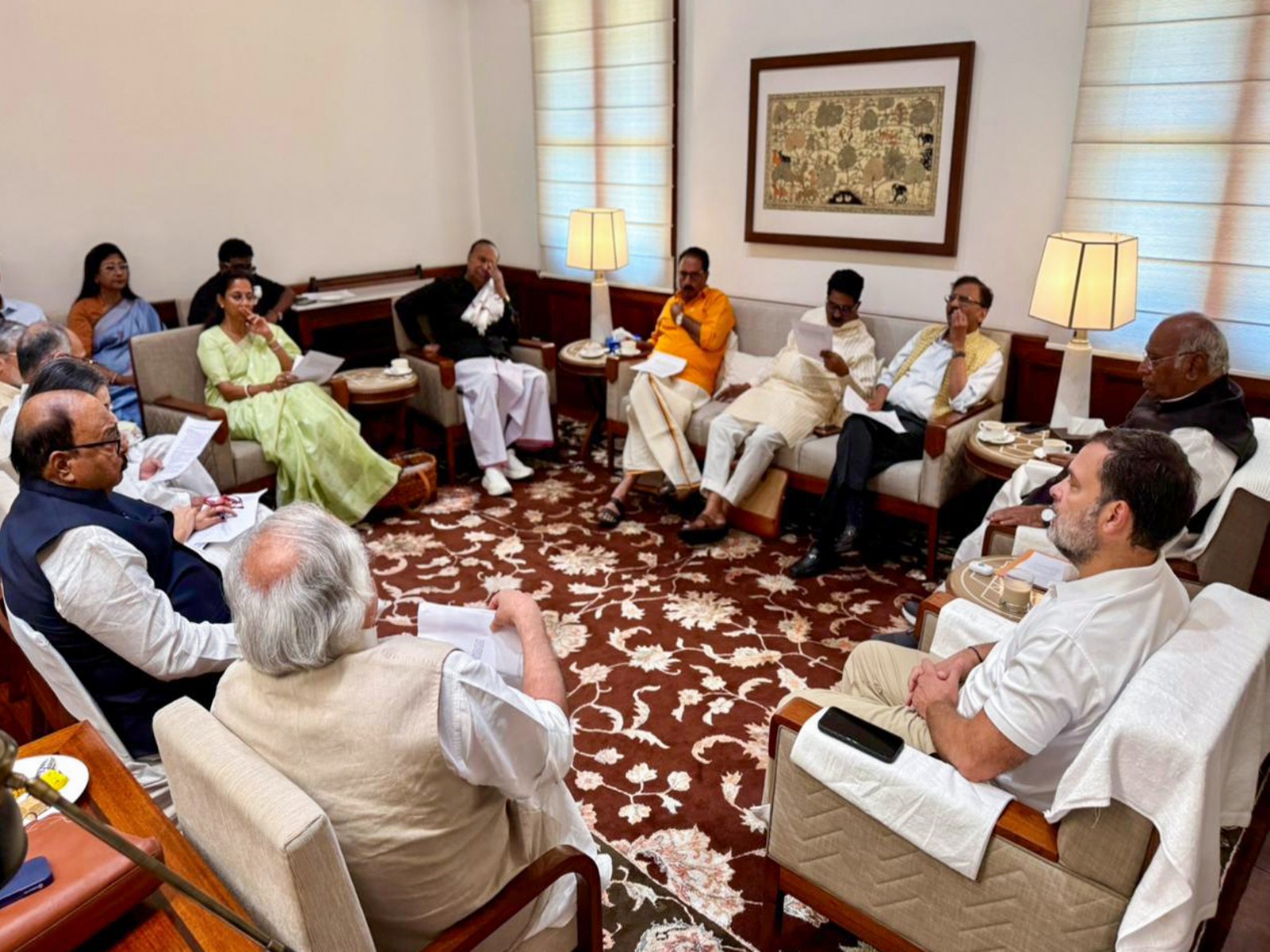 An INDIA bloc meeting in New Delhi (File Photo/ANI) 