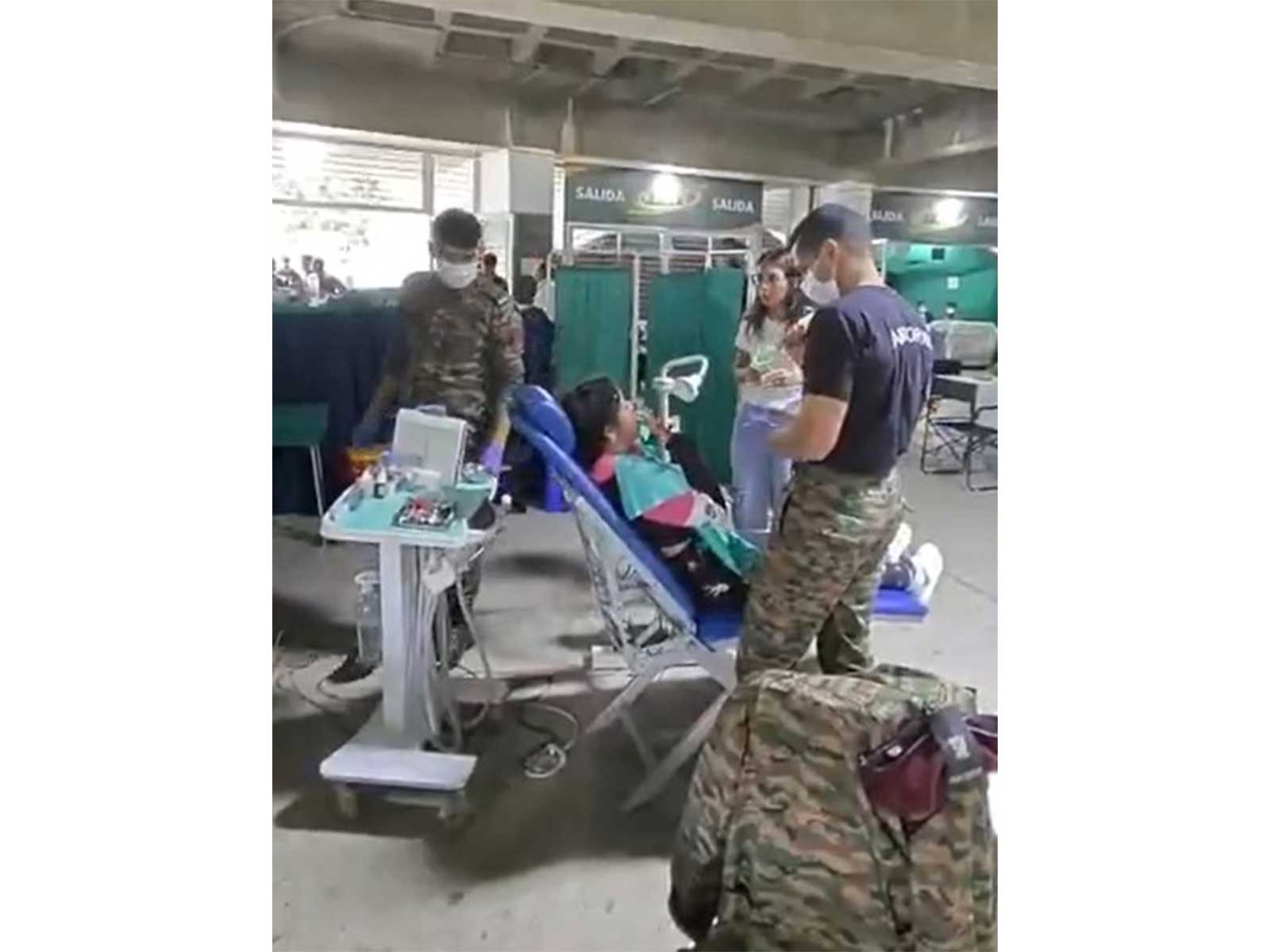 Relief efforts underway at India's Army Field Hospital in Venezuela under Operation Amistad (Photo/X/@MEAIndia)
